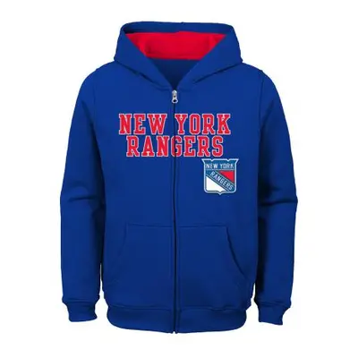 New York Rangers dětská mikina s kapucí Stated Full Zip Hoodie