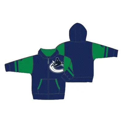 Vancouver Canucks dětská mikina s kapucí Faceoff Colorblocked Fleece Full-Zip