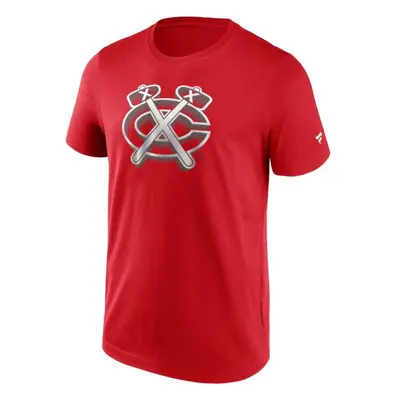 Chicago Blackhawks pánské tričko Chrome Graphic T-Shirt Athletic Red