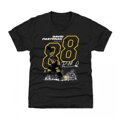 Boston Bruins pánské tričko David Pastrnak #88 OUTLINE 500 Level