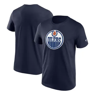 Edmonton Oilers pánské tričko Primary Logo Graphic T-Shirt blue