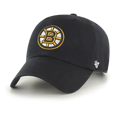 Boston Bruins čepice baseballová kšiltovka black 47 Clean Up