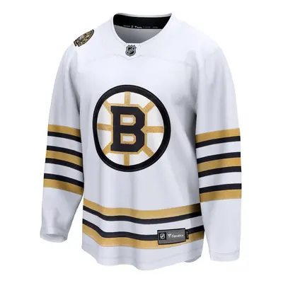 Boston Bruins hokejový dres White 100th Anniversary Premier Breakaway Jersey