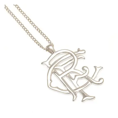 FC Rangers řetízek na krk s přívěškem Sterling Silver Pendant & Chain Fixed