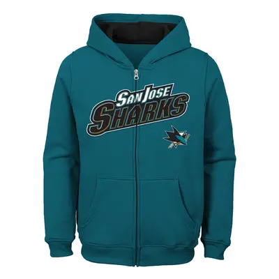 San Jose Sharks dětská mikina s kapucí Stated Full Zip Hoodie