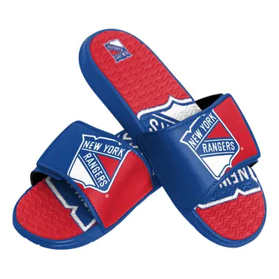 New York Rangers pánské pantofle Colorblock Slipper