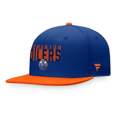 Edmonton Oilers čepice flat kšiltovka Fundamental Color Blocked Snapback