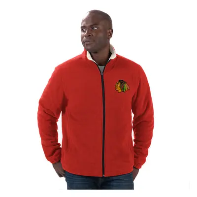 Chicago Blackhawks pánská bunda Counter Sherpa Jacket