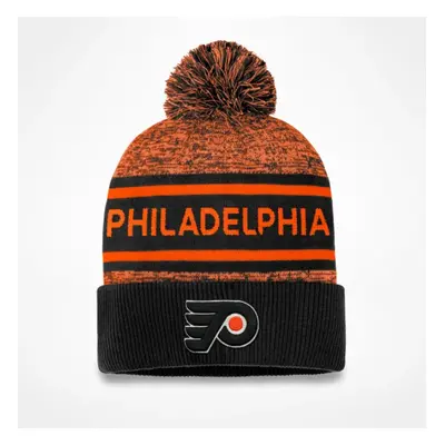 Philadelphia Flyers zimní čepice Authentic Pro Rink Heathered Cuffed Pom Knit