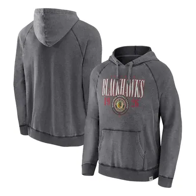 Chicago Blackhawks pánská mikina s kapucí A/LS Hoodie grey