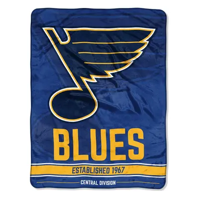 St. Louis Blues deka Plush Micro Throw Logo