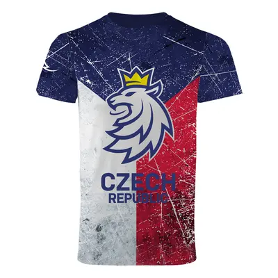 Hokejové reprezentace pánské tričko Czech Ice Hockey sub logo lion