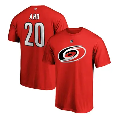 Carolina Hurricanes pánské tričko Sebastian Aho #20 Authentic Stack Name & Number