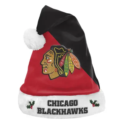 Chicago Blackhawks zimní čepice foco colorblock santa hat