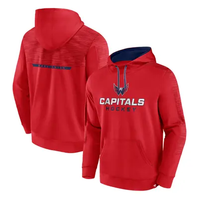 Washington Capitals pánská mikina s kapucí Poly Fleece POH red