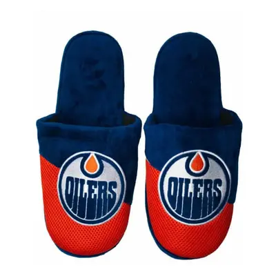 Edmonton Oilers pánské pantofle Logo Staycation Slipper