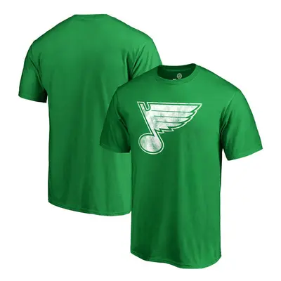 St. Louis Blues pánské tričko green St. Patrick´s Day White Logo