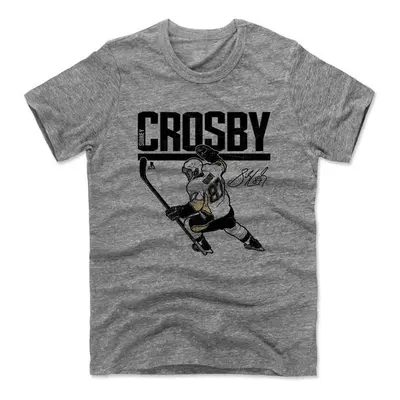 Pittsburgh Penguins pánské tričko grey Sidney Crosby #87 Hyper K 500 Level