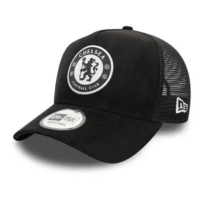 FC Chelsea čepice baseballová kšiltovka 9Forty Trucker Faux Suede black