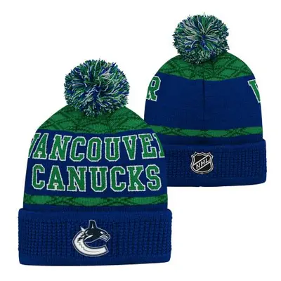 Vancouver Canucks dětská zimní čepice Puck Pattern Cuffed