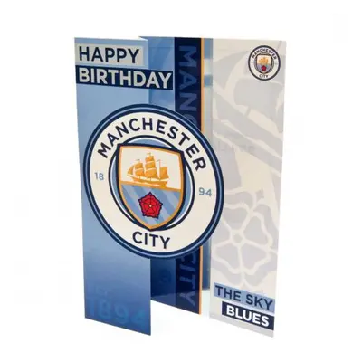 Manchester City narozeninové přání Birthday Card