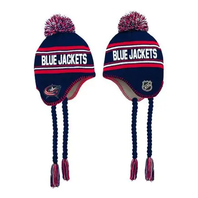 Columbus Blue Jackets dětská zimní čepice Jacquard Tassel