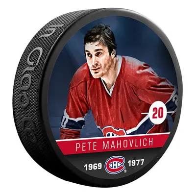 Montreal Canadiens puk Pete Mahovlich #20 Souvenir Collector Hockey Puck