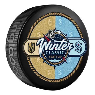 Seattle Kraken puk Winter Classic 2024 Seattle Match-Up Souvenir Collectors Puck