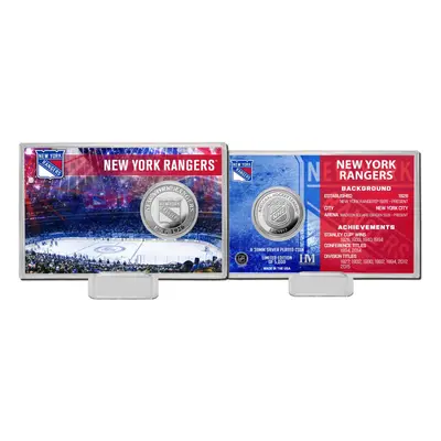 New York Rangers sběratelská mince History Silver Coin Card Limited Edition od 5000