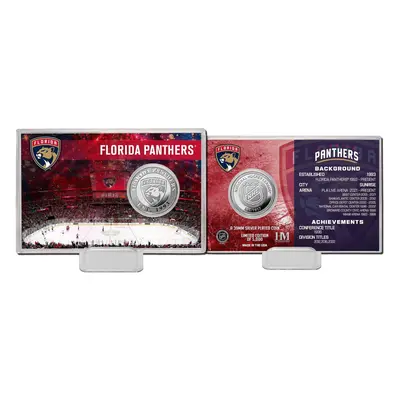 Florida Panthers sběratelská mince History Silver Coin Card Limited Edition od 5000