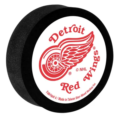 Detroit Red Wings pěnový puk White Sher-Wood