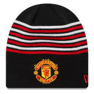 Manchester United zimní čepice Stripe Black Beanie