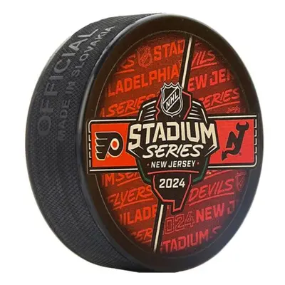 NHL produkty puk Stadium Series 2024 Dueling Style Collectible Hockey Puck -Flyers vs Devils