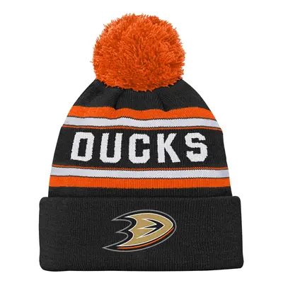 Anaheim Ducks dětská zimní čepice Jacquard Cuffed Knit With Pom