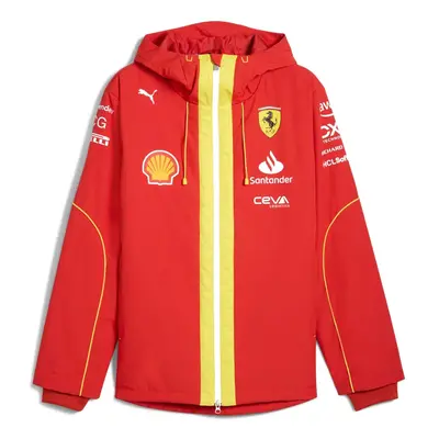 Ferrari pánská bunda s kapucí Pro Rain red F1 team 2024