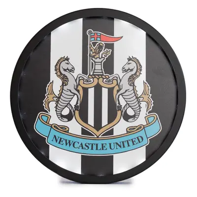 Newcastle United nástěnné hodiny Metal LED Logo