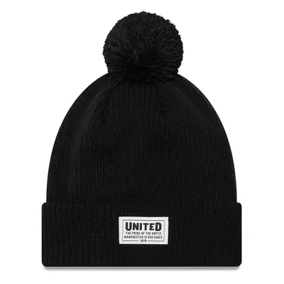 Manchester United zimní kulich Patch Black Bobble