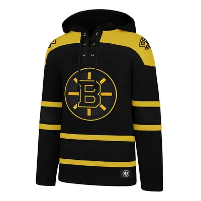 Boston Bruins pánská mikina s kapucí Superior Lacer Hood night