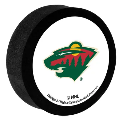 Minnesota Wild pěnový puk White Sher-Wood