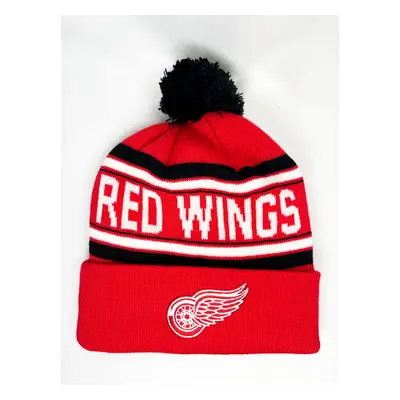 Detroit Red Wings dětská zimní čepice Jacquard Cuffed Knit With Pom