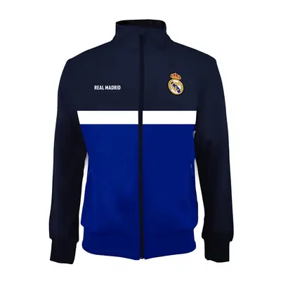 Real Madrid pánská fotbalová bunda Plus azul