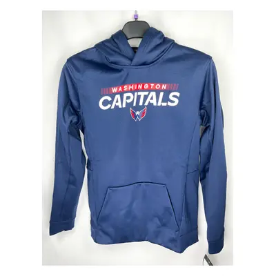 Washington Capitals dětská mikina s kapucí Authentic Pro Hood Po Hoodie