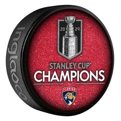 Florida Panthers puk 2024 Stanley Cup Champions Special Edition Glitter