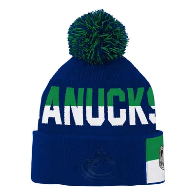 Vancouver Canucks dětská zimní čepice Faceoff Jacquard Knit