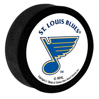 St. Louis Blues pěnový puk White Sher-Wood