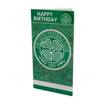 FC Celtic narozeninové přání Birthday Card & Badge