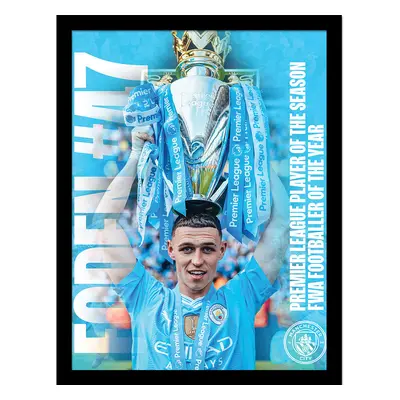 Manchester City obrázek v rámečku Foden Framed Picture 30 x 10