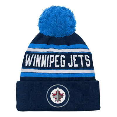 Winnipeg Jets dětská zimní čepice Jacquard Cuffed Knit With Pom