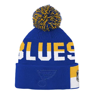 St. Louis Blues dětská zimní čepice Faceoff Jacquard Knit