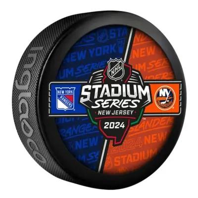 NHL produkty puk Stadium Series 2024 Dueling Style Collectible Hockey Puck -Rangers vs Island